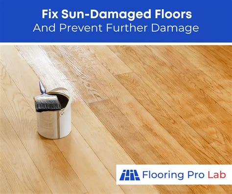 Can you fix faded hardwood floors?