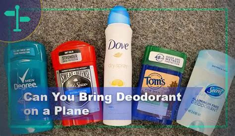Can you fly with deodorant?