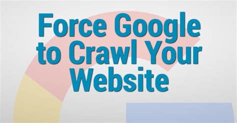 Can you force Google to crawl your site?