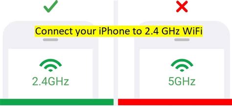 Can you force iPhone 2.4 GHz WIFI?