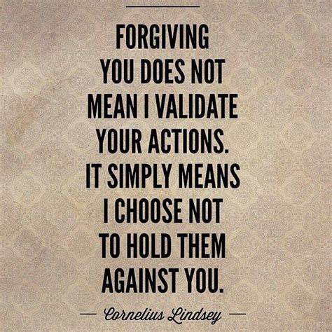 Can you forgive someone but still not want to be around them?
