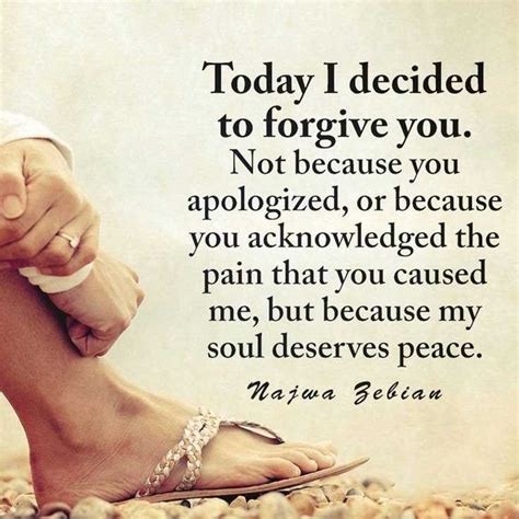 Can you forgive someone too soon?