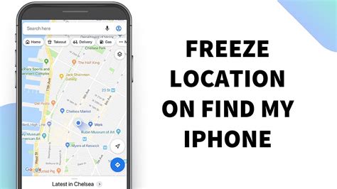 Can you freeze your location on iPhone?