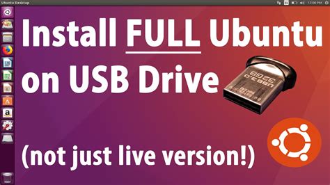 Can you fully install Linux on USB?