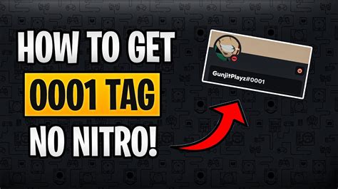 Can you get 0001 tag without Nitro?