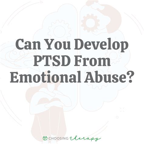 Can you get PTSD from manipulation?