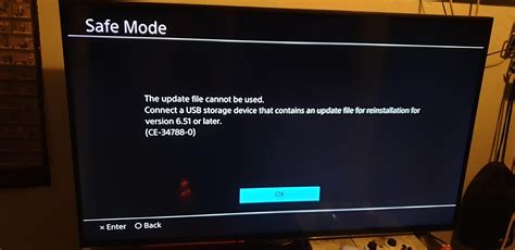 Can you get a PS4 out of Safe Mode?