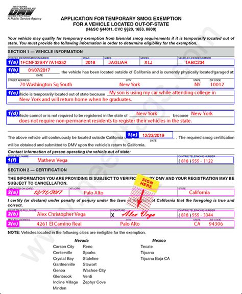 Can you get a smog waiver in California?