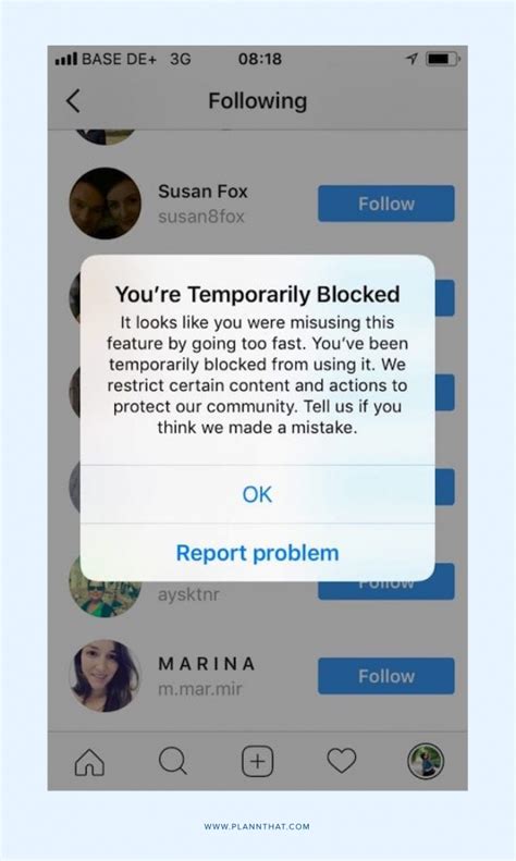 Can you get banned for Instagram bots?