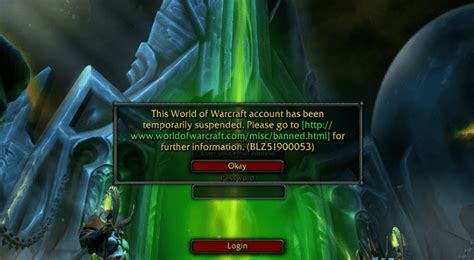 Can you get banned for account sharing in wow?