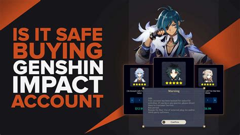 Can you get banned for buying Genshin impact account?