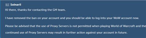 Can you get banned in WoW for using a VPN?