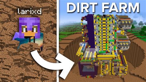 Can you get infinite dirt in Minecraft?