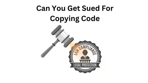 Can you get sued for copying code?