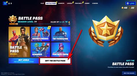 Can you gift Battle Pass skins?