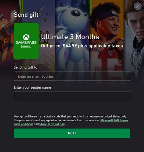 Can you gift Xbox Game Pass?