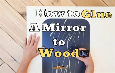Can you glue MDF to a mirror?