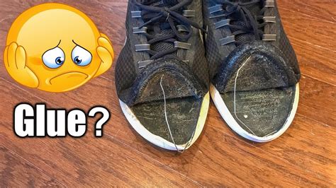 Can you glue rubber shoes?