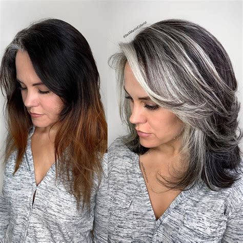 Can you go from dark hair to silver?