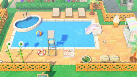 Can you go in the pool Animal Crossing?