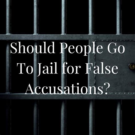 Can you go to jail for false accusations in Georgia?