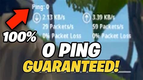 Can you have 0 ping?
