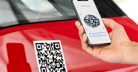 Can you have a QR code on a vehicle?