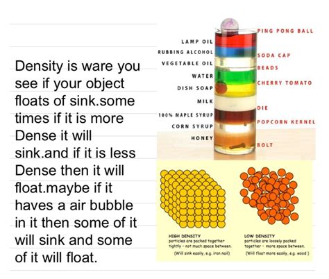 Can you have a density less than 1?