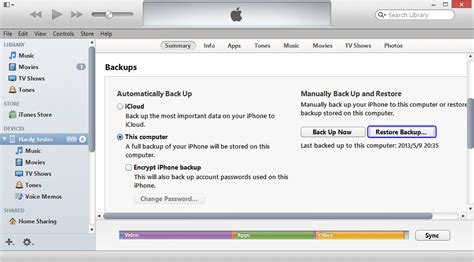 Can you have two different backups on iTunes?