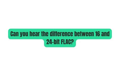 Can you hear the difference between 16 44 and 24 96?