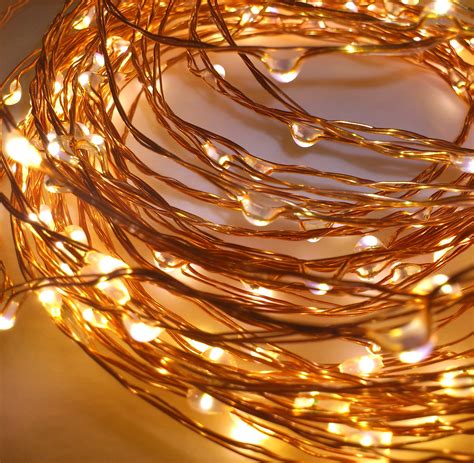 Can you hot glue copper wire lights?