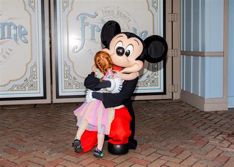 Can you hug Mickey Mouse?