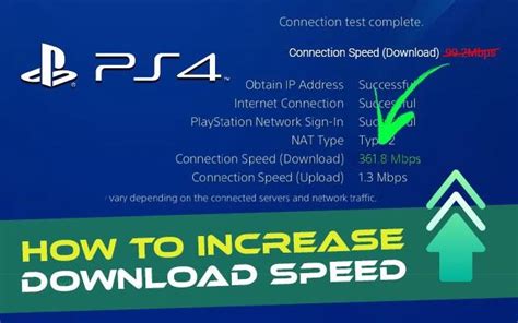 Can you increase PS4 download speed?