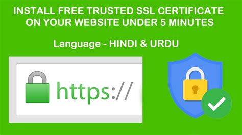 Can you install SSL manually on a website?