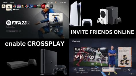 Can you invite Crossplay on FIFA 23?