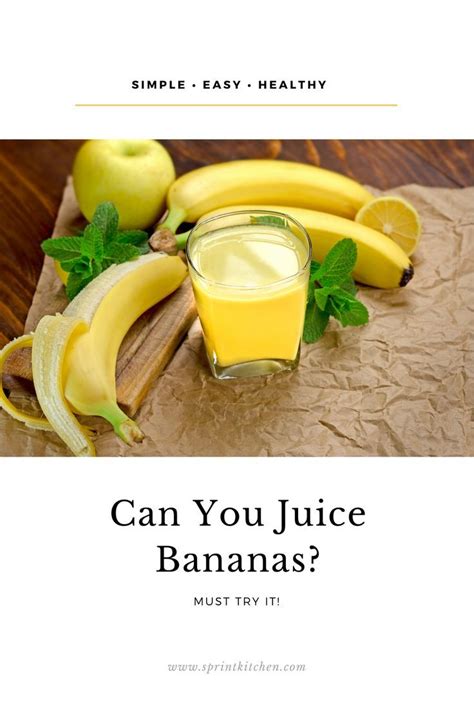 Can you juice a banana?