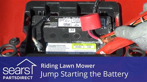 Can you jump a 12V lawn mower battery?