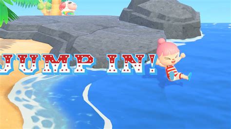 Can you jump over water in Animal Crossing?