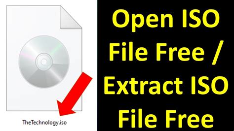 Can you just extract ISO file?
