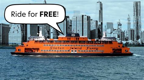 Can you just ride the Staten Island Ferry?