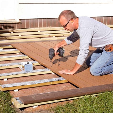 Can you lay decking over concrete?