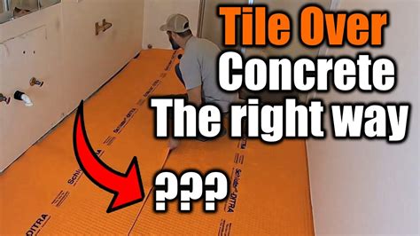 Can you lay flooring directly on concrete?