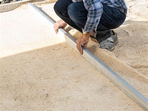 Can you lay slabs just on sand?