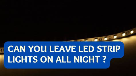 Can you leave Ring lights on all night?