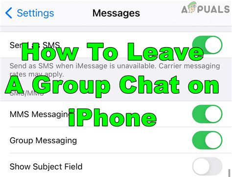 Can you leave a group chat without notifying?