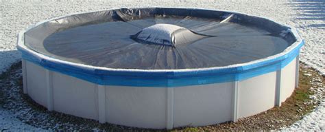 Can you leave water in above-ground pool in winter?