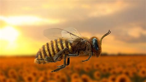 Can you let bees land on you?