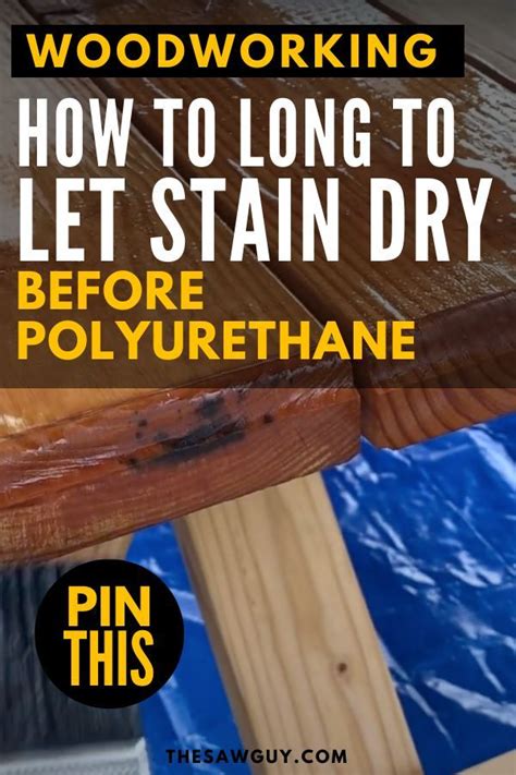 Can you let stain dry overnight?