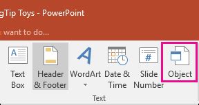 Can you link objects in PowerPoint?