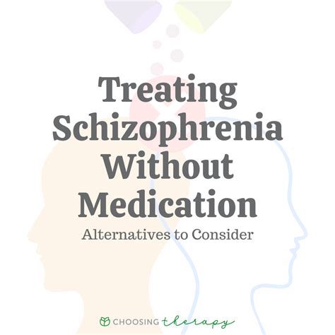 Can you live with schizophrenia without medication?